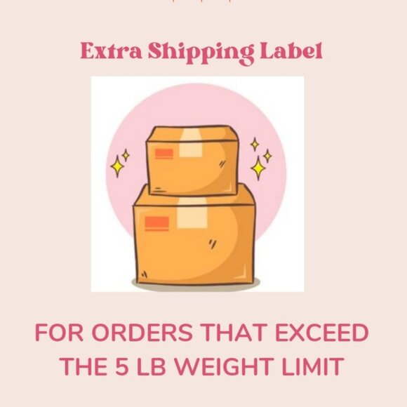 Shipping Upgrade | Other | Additional Shipping Label For Orders Over ...